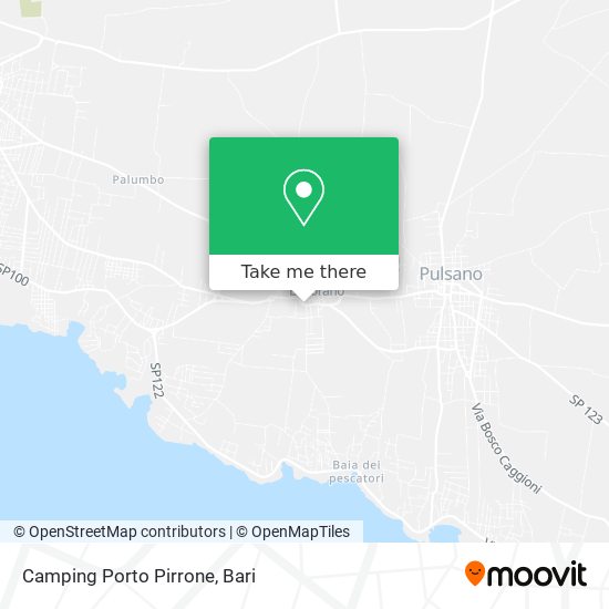 Camping Porto Pirrone map