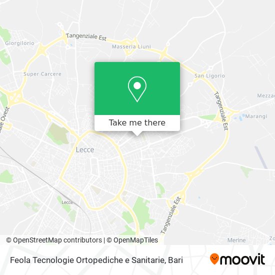 Feola Tecnologie Ortopediche e Sanitarie map