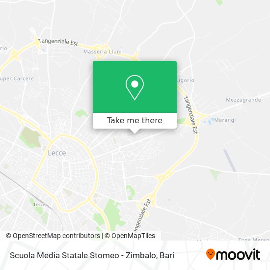Scuola Media Statale Stomeo - Zimbalo map