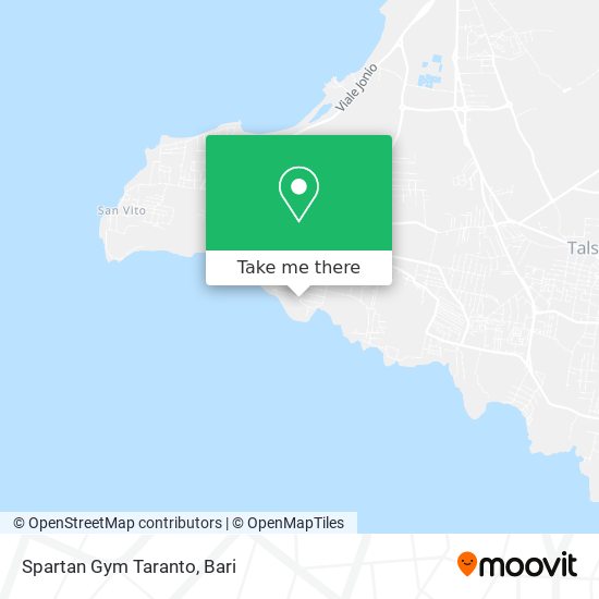 Spartan Gym Taranto map