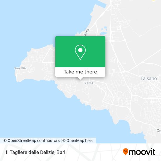 Il Tagliere delle Delizie map