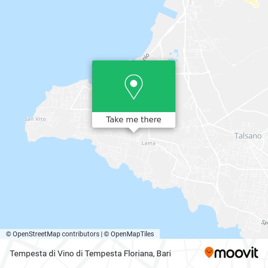 Tempesta di Vino di Tempesta Floriana map