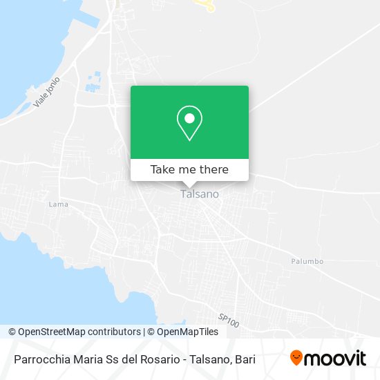 Parrocchia Maria Ss del Rosario - Talsano map