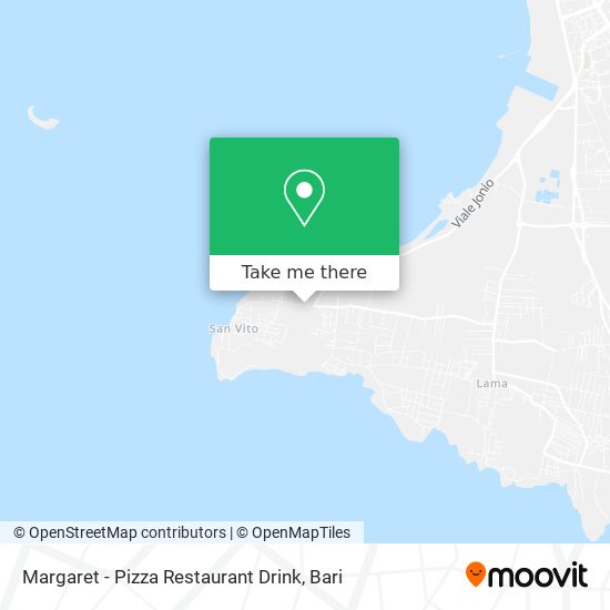 Margaret - Pizza Restaurant Drink map