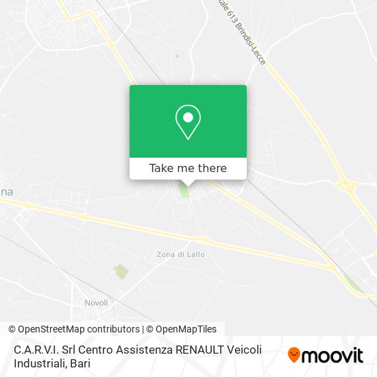 C.A.R.V.I. Srl Centro Assistenza RENAULT Veicoli Industriali map