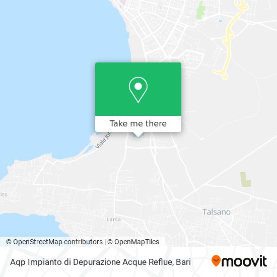 Aqp Impianto di Depurazione Acque Reflue map