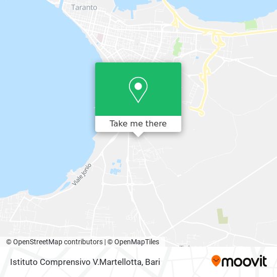 Istituto Comprensivo V.Martellotta map