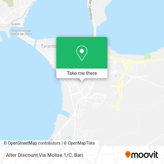 Alter Discount,Via Molise 1/C map