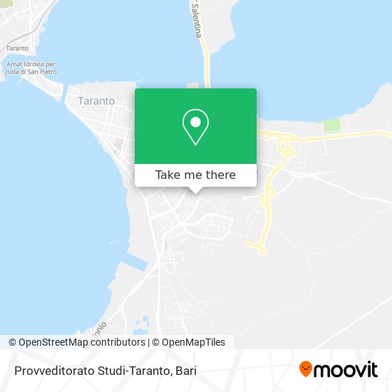Provveditorato Studi-Taranto map