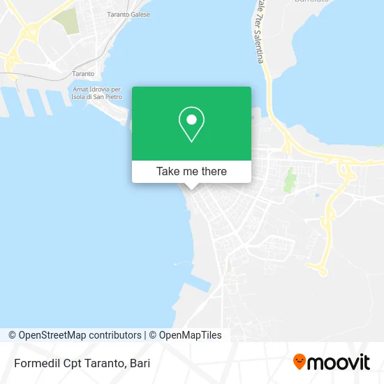 Formedil CPT Taranto map