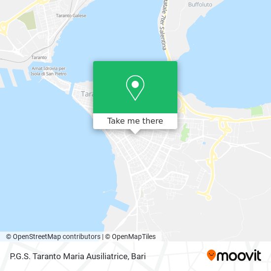 P.G.S. Taranto Maria Ausiliatrice map