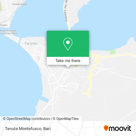 Tenuta Montefusco map