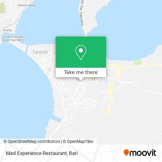 Med Experience Restaurant map