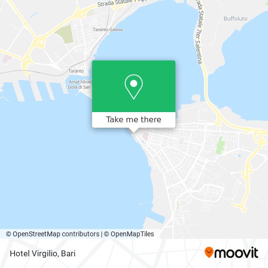 Hotel Virgilio map