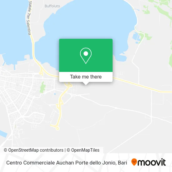 Centro Commerciale Auchan Porte dello Jonio map