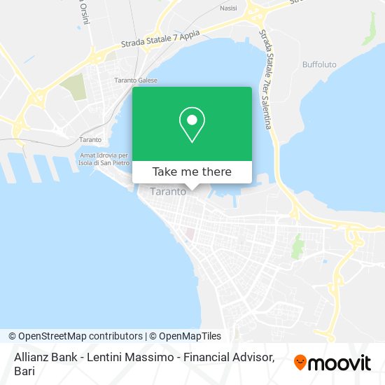 Allianz Bank - Lentini Massimo - Financial Advisor map