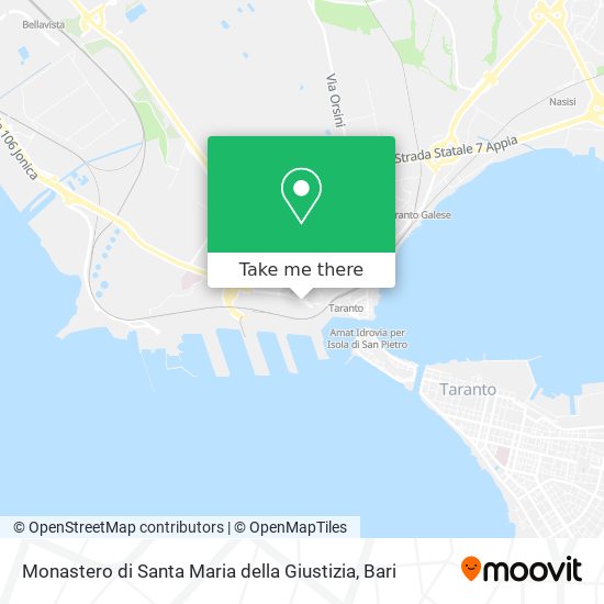 Monastero di Santa Maria della Giustizia map
