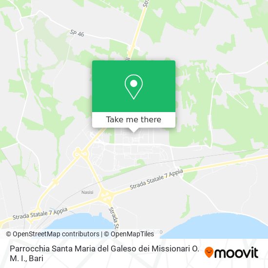 Parrocchia Santa Maria del Galeso dei Missionari O. M. I. map