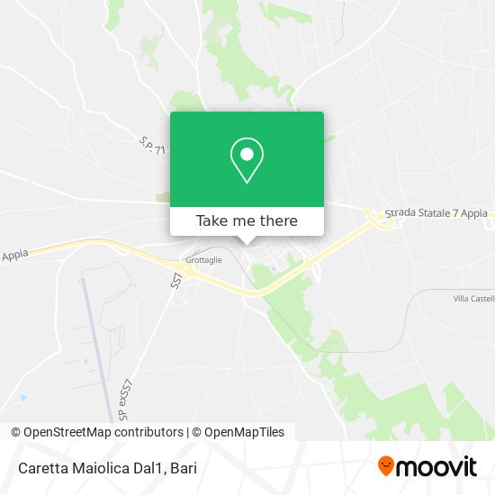 Caretta Maiolica Dal1 map