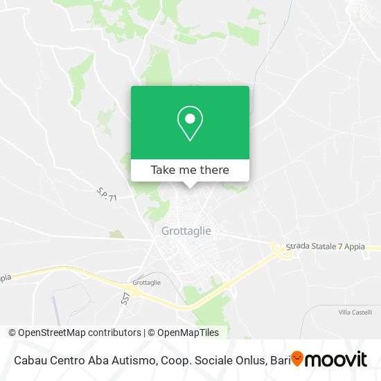 Cabau Centro Aba Autismo, Coop. Sociale Onlus map