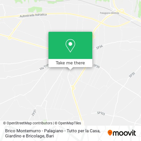 Brico Montemurro - Palagiano - Tutto per la Casa, Giardino e Bricolage map
