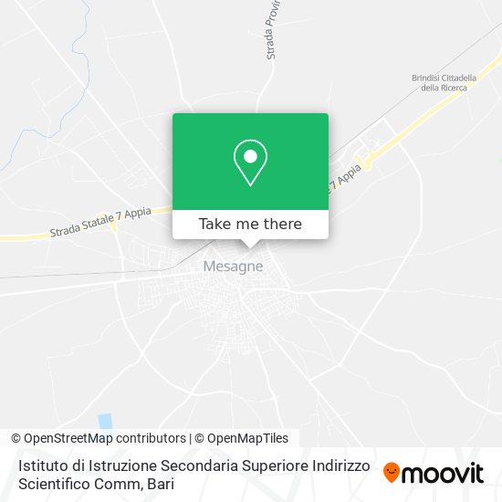 Istituto di Istruzione Secondaria Superiore Indirizzo Scientifico Comm map