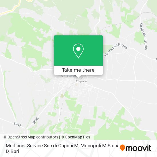 Medianet Service Snc di Capani M, Monopoli M Spina D map