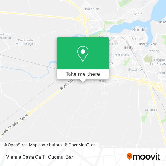 Vieni a Casa Ca TI Cucinu map