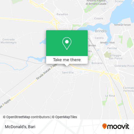 McDonald's map