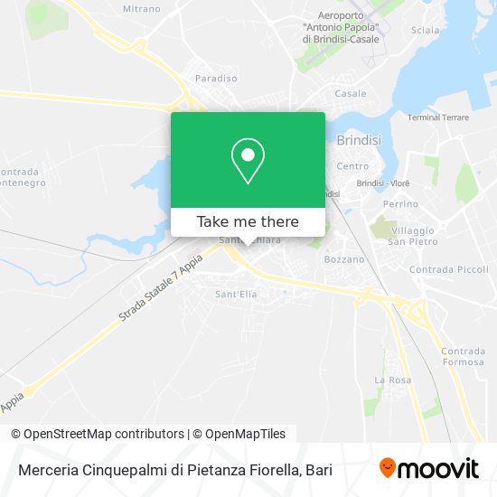 Merceria Cinquepalmi di Pietanza Fiorella map