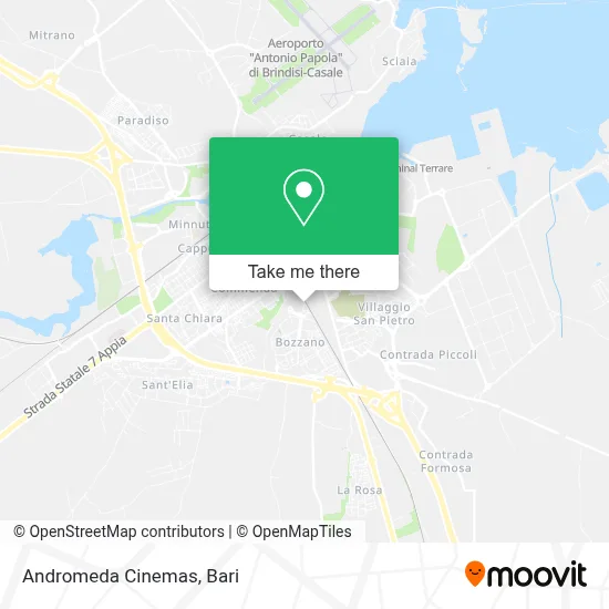 Andromeda Cinemas map