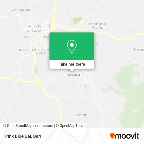 Pink Blue Bar map