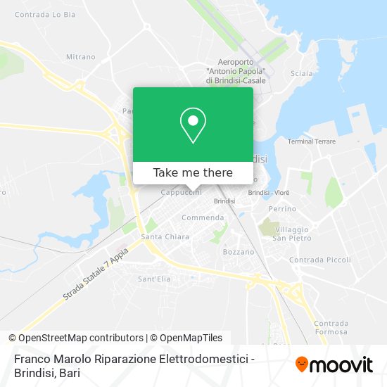 Franco Marolo Riparazione Elettrodomestici - Brindisi map