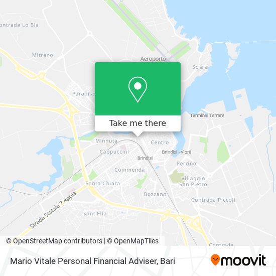 Mario Vitale Personal Financial Adviser map