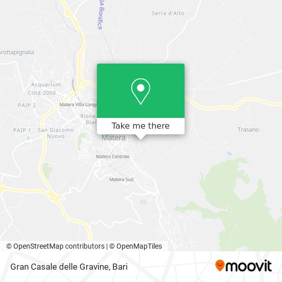 Gran Casale delle Gravine map