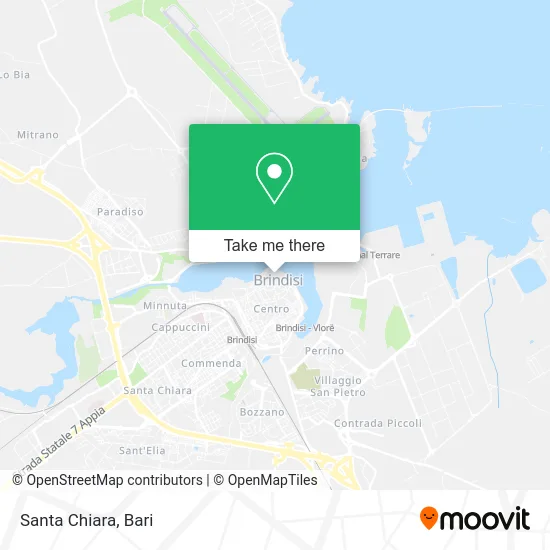 Santa Chiara map