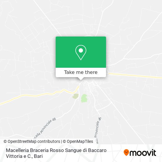 Macelleria Braceria Rosso Sangue di Baccaro Vittoria e C. map
