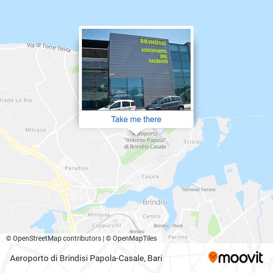 Aeroporto di Brindisi Papola-Casale map