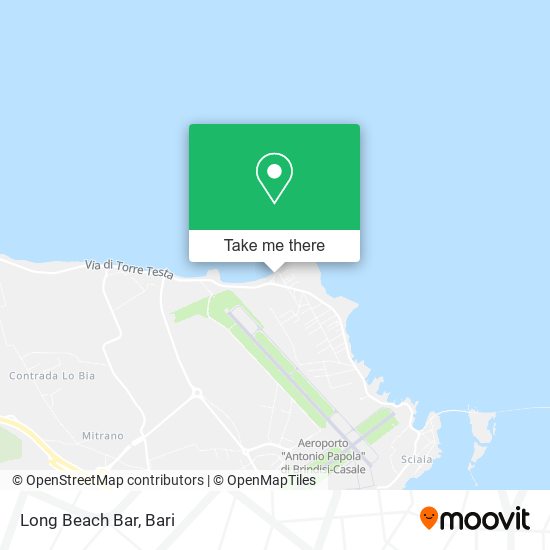 Long Beach Bar map