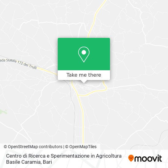 Centro di Ricerca e Sperimentazione in Agricoltura Basile Caramia map