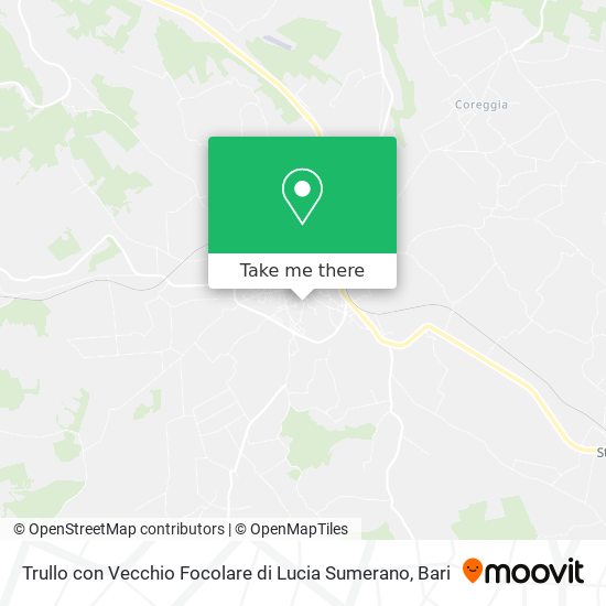 Trullo con Vecchio Focolare di Lucia Sumerano map