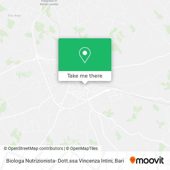 Biologa Nutrizionista- Dott.ssa Vincenza Intini map