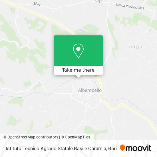 Istituto Tecnico Agrario Statale Basile Caramia map