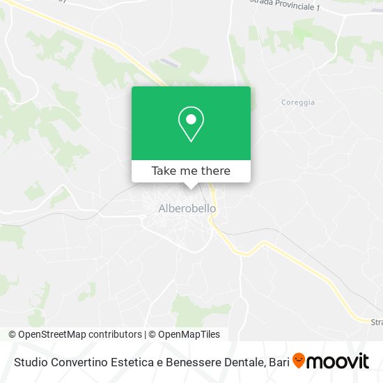 Studio Convertino Estetica e Benessere Dentale map