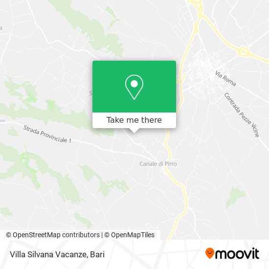 Villa Silvana Vacanze map