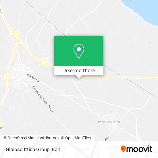 Gioioso Ittica Group map
