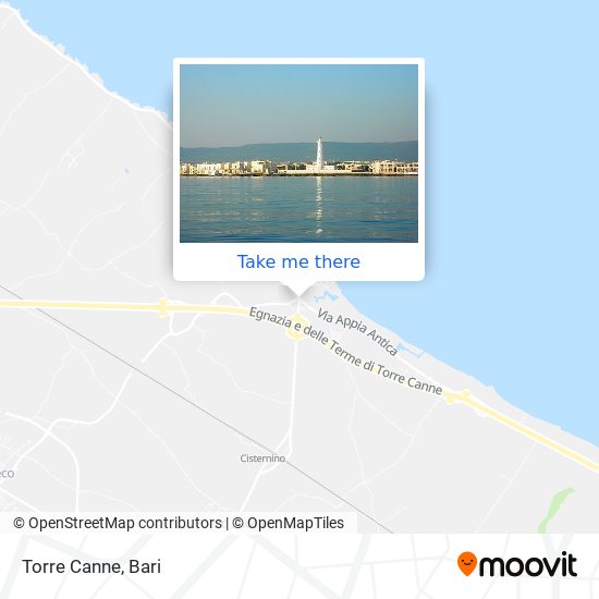 Torre Canne map