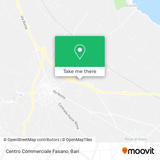 Centro Commerciale Fasano map