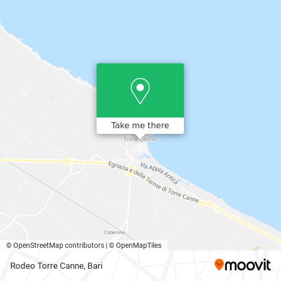 Rodeo Torre Canne map