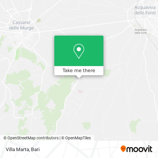 Villa Marta map